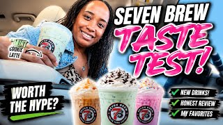 Seven Brew Taste Test | Trying One the Most Popular Drinks for the First Time 