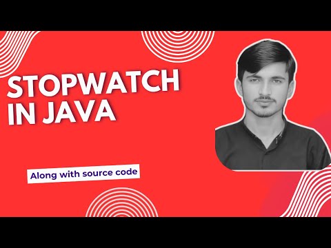 Stopwatch Project in Java