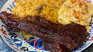 BBQ RIBS BAKED IN THE OVEN! Easy & Delicious! 🙌🏼