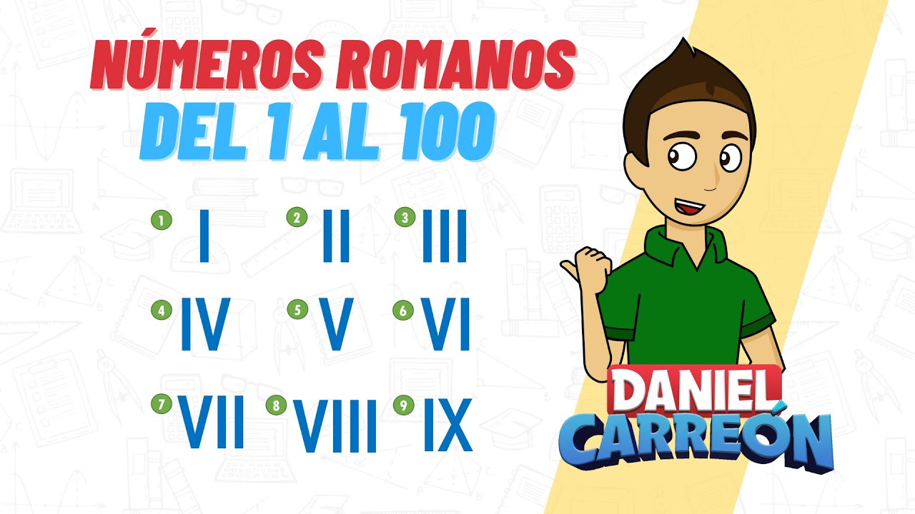 Numeros romanos 1 al 1000