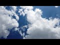 Sky with moving clouds  piano music  relaxing background 4k