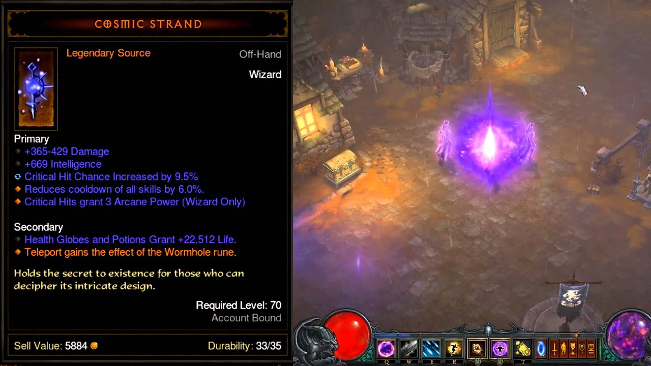 Cosmic Strand - Diablo 3 ROS (Reaper of Souls)
