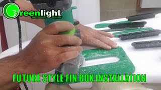 Futures Surfboard Fin Box Installation