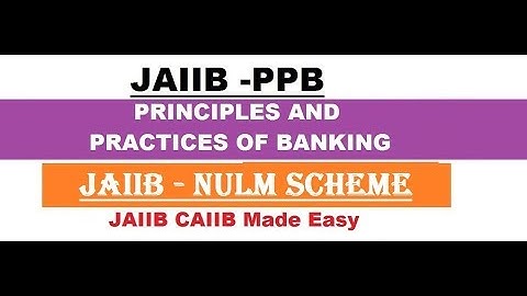 JAIIB PPB || Principles And Practices Of Banking || NULM Scheme Questions