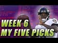 Week 6 Consensus NFL Game Picks (Against the Spread)