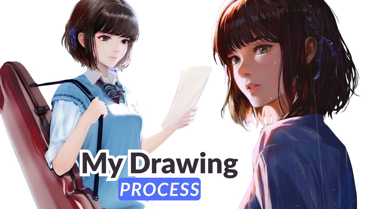 How I Illustrate for My Novel | Process & Analysis ☆ - YouTube
