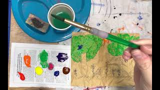 Amate Inspired Artwork for Hispanic Heritage Month!