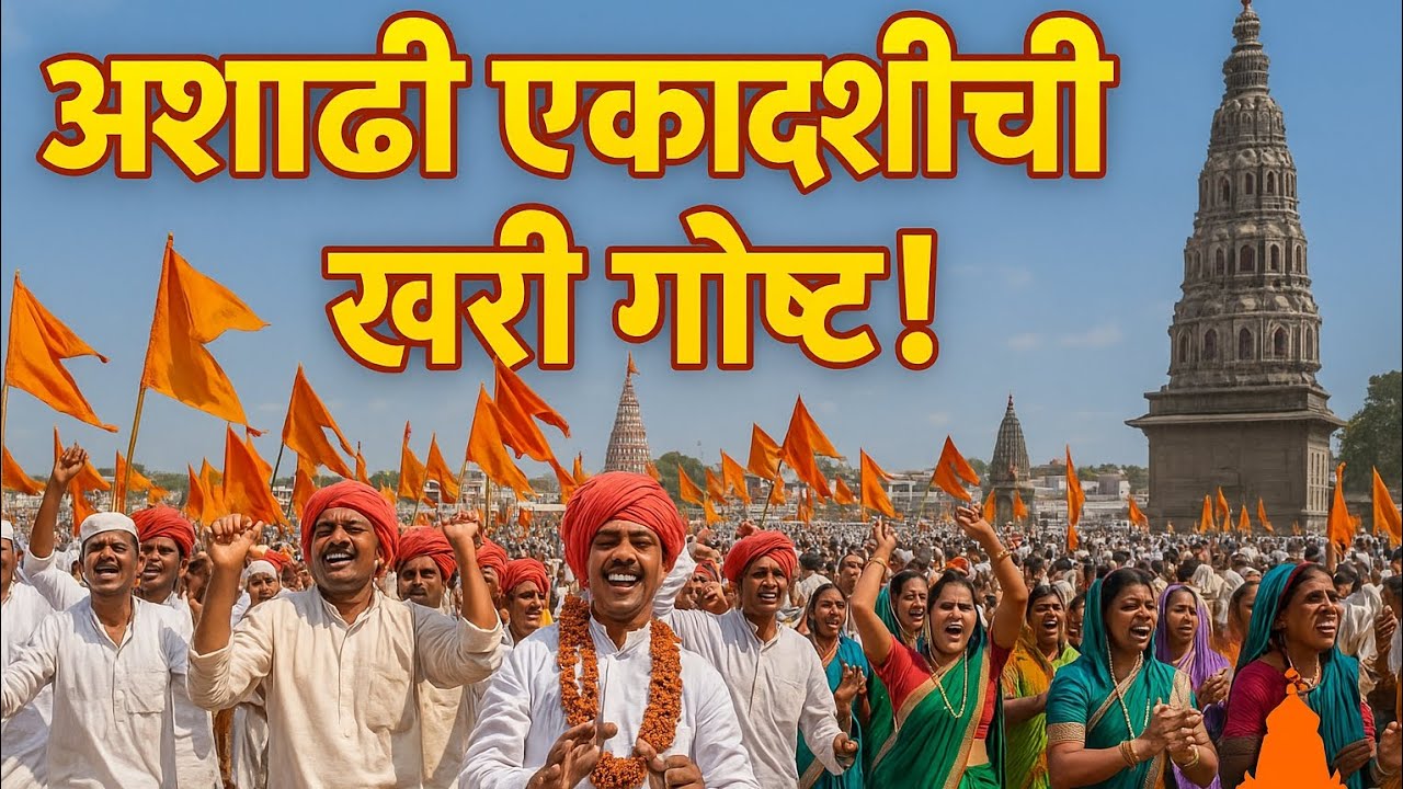 आषाढी एकादशीची खरी गोष्ट | पंढरपूर वारीचा इतिहास आणि भक्तीचा उत्सव! | Waari 2025 |Pandharpur Waari