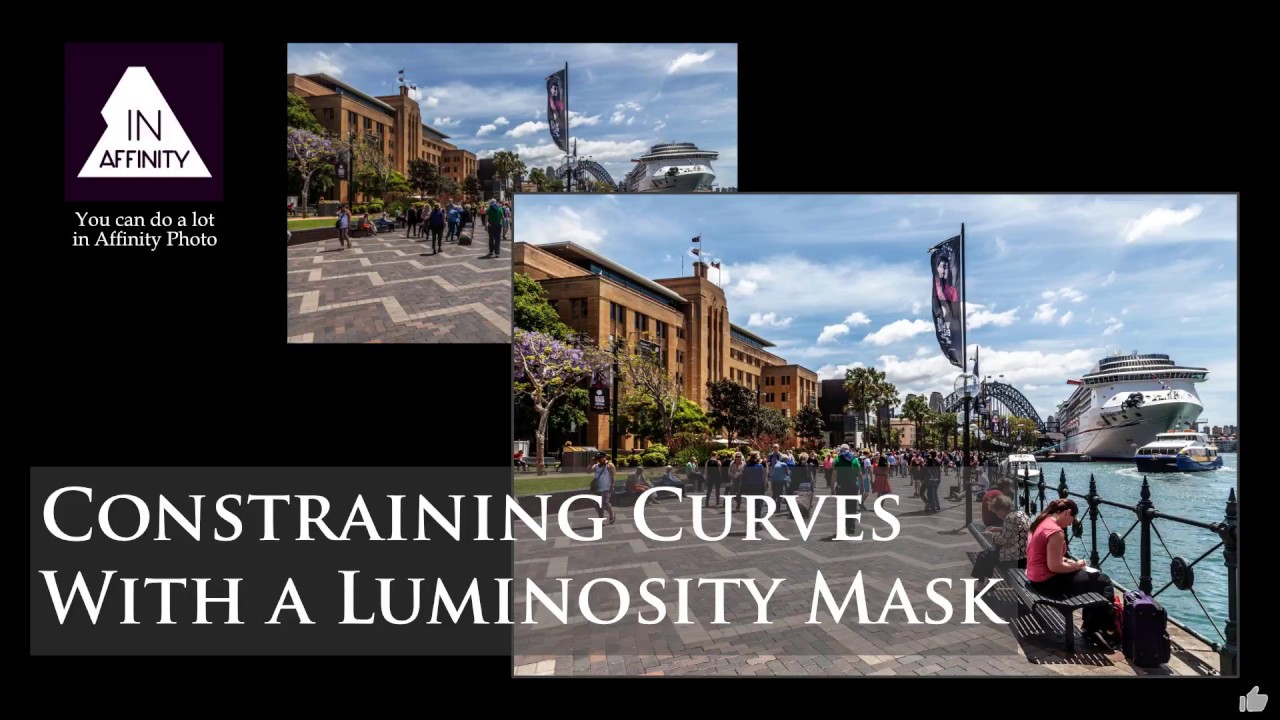 Constraining Curves with a Luminosity Mask in Affinity Photo - YouTube