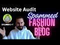 Website Audit: Spammy Backlinks Fashion Blog