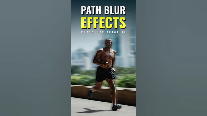 🚀 Master the Path Blur Effect in Photoshop! Create Stunning Motion Effects in Minutes #shorts