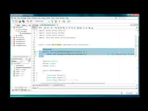 Click Event in java