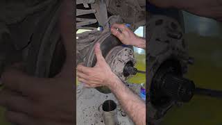 Nissan petrol front differential seal leaked replacement guide