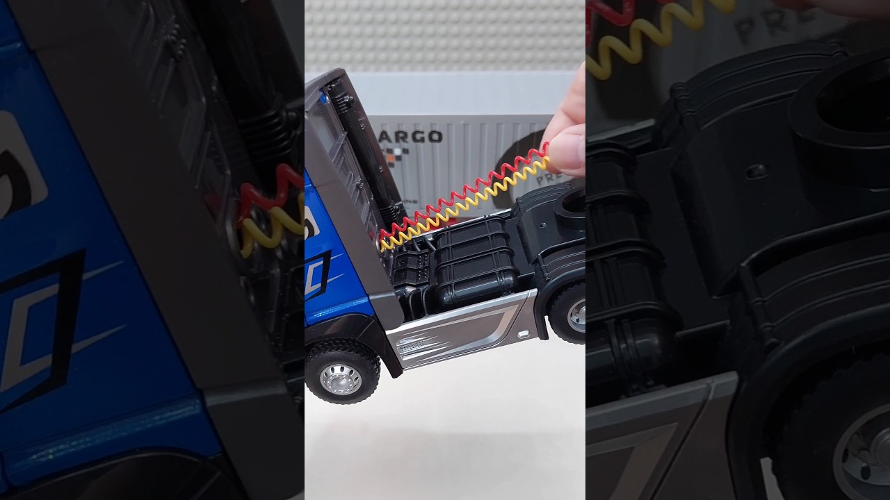 container truck semi trailer rc diecast asmr review 