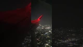 Chennai Night view from flight ✈️#trending #youtubeshorts #travel #nature #love ✈️📍❤️❤️