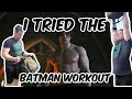 I tried the Batman workout! (exercises and nutrition overview!)
