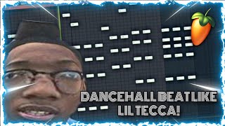 HOW TO MAKE A DANCEHALL BEAT LIKE LIL TECCA (FL Studio Tutorial)