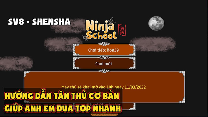 Hướng dẫn cách tăng kinh nghiệm ninja shool