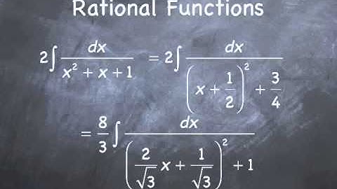 Integration of Rational Functions