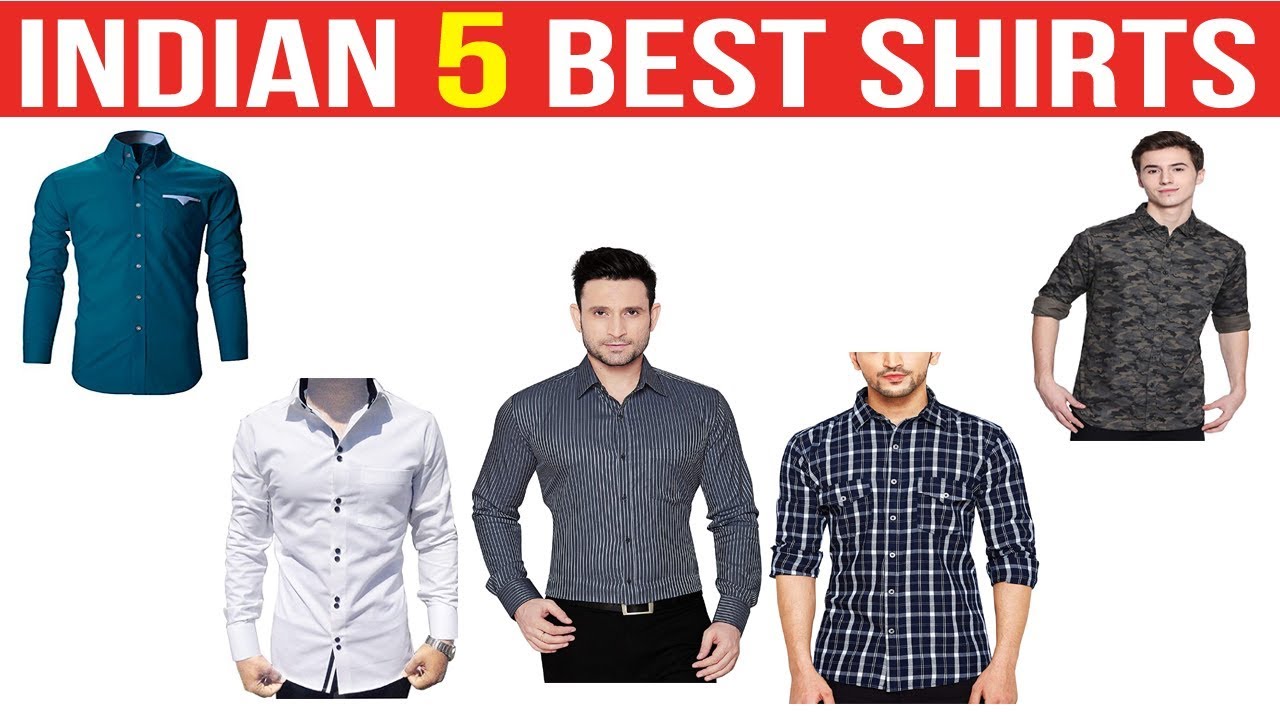Top 5 Best Shirt Brands in India 2019 - Best Shirts - YouTube