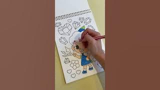 #JunyTony #Shorts | Mewarnai Juny! 💚💚 #Mewarnai #warna