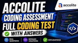Accolite Coding Assessment — Full Coding Test with Answers Guide