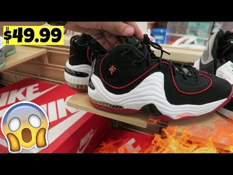 SNEAKER SHOPPING AT MARSHALLS! FOUND $49 NIKE AIR PENNY 2 - YouTube