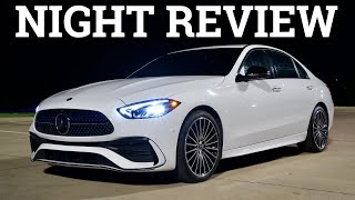 Sweet Ambient Lights! Mercedes-Benz C-Class Night Review (Exterior, Interior, POV Drive)