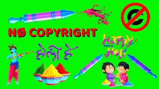 Holi Animation Green Screen   Holi Colour Effects Pichkari Green Screen