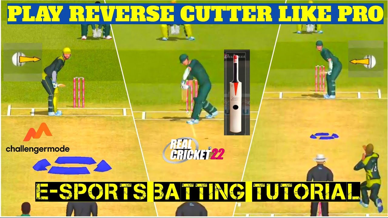 RC22™ How To Play Short Ball In Real Cricket 22 E-Sports | Play Reverse ...