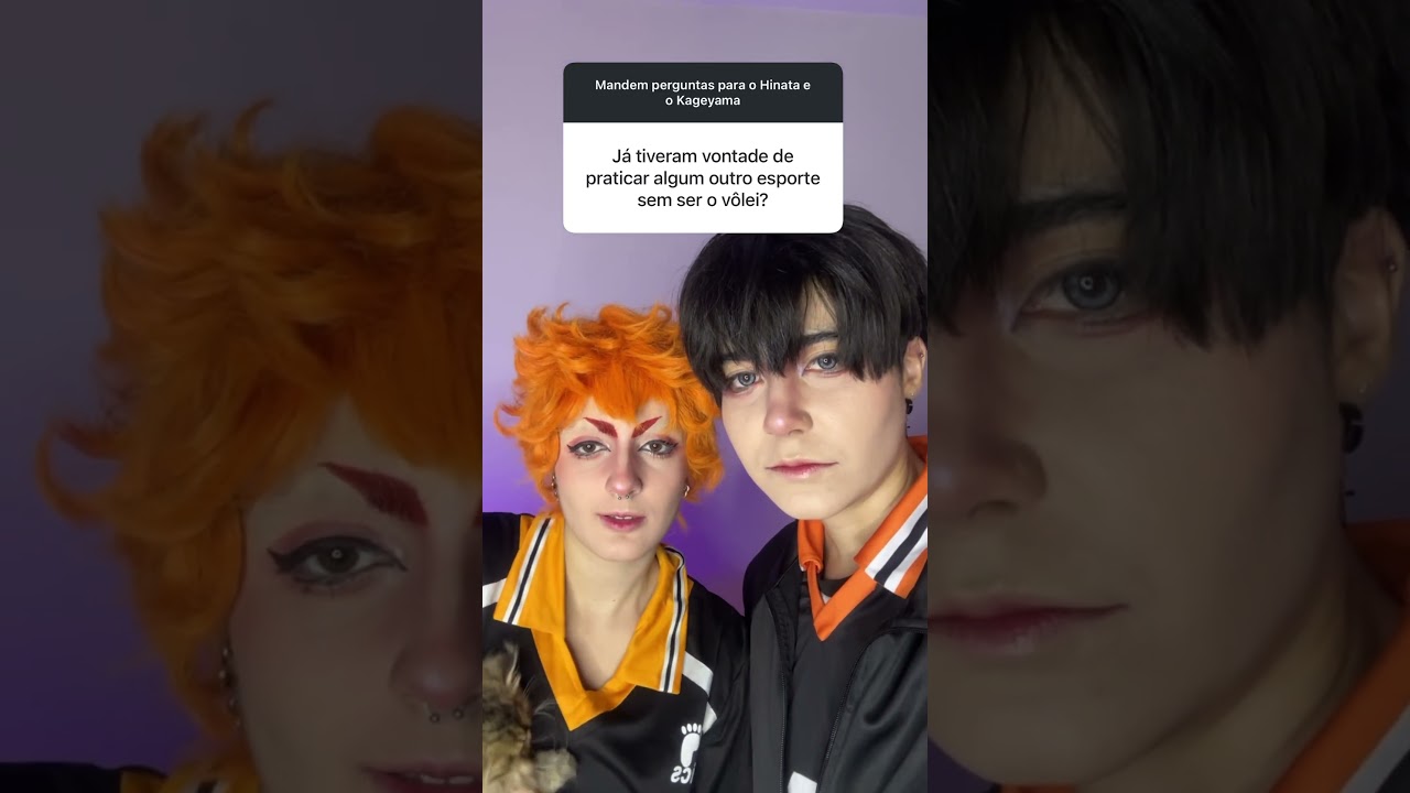 Hinata e Kageyama respondem #hinata #cosplay #haikyuu