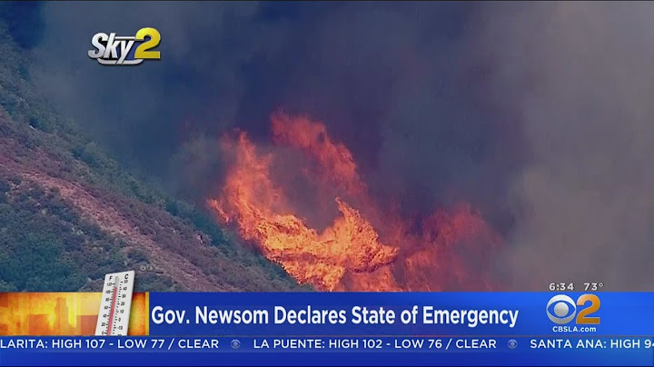 Heat Wave Sparks Fires Across SoCal; Newsom Declares State Of Emergency Over Heat