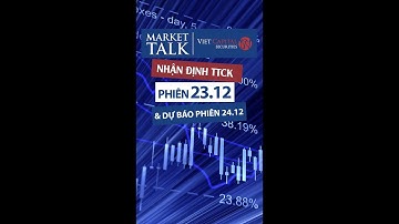 MARKET TALK I VN-index giảm 1,4% do áp lực bán tăng lên trong phiên 23.12 - Dự báo phiên 24.12