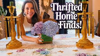 Goodwill Thrift Store Shopping - A Vintage Home Decor Haul - Shop on a Budget for Luxury Trends