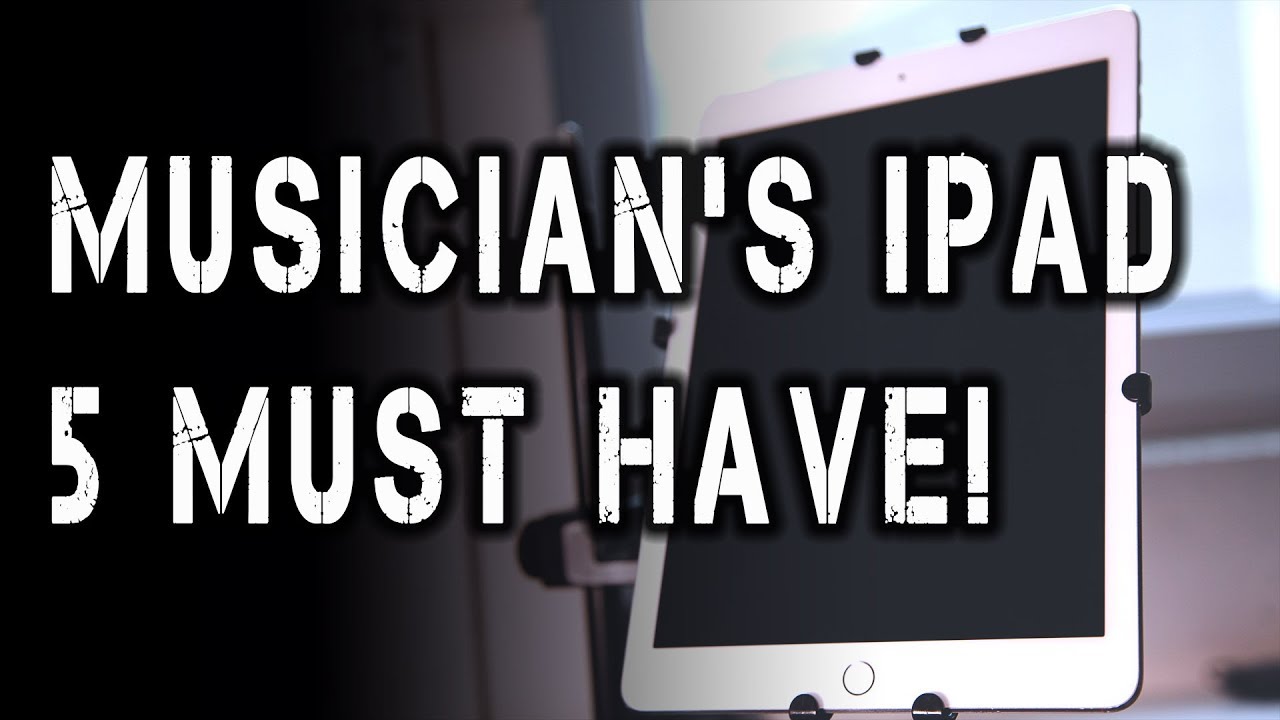 5 Best Accessories for Musician's on and with their iPad! Must have App