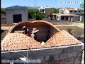 Extraordinary Brick dome roof build, The Art of Bricklaying.