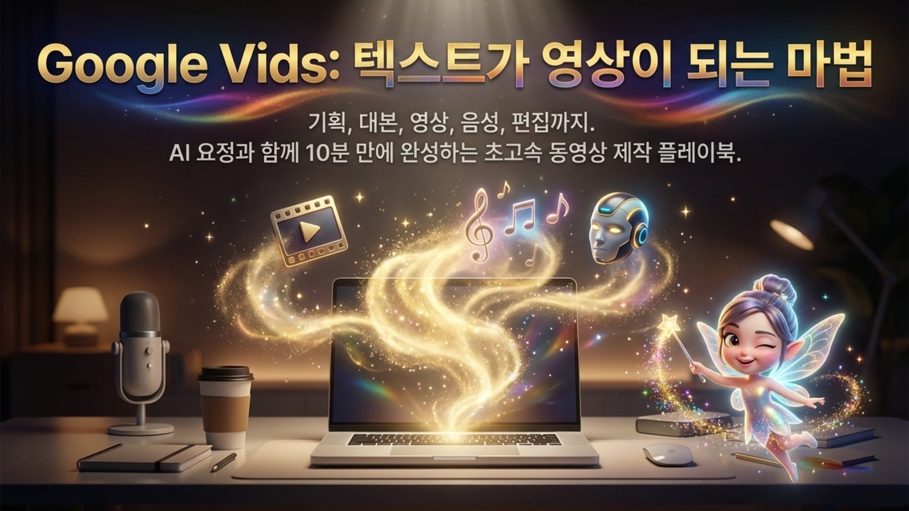 ⁣구글의 역습! 클릭 한 번으로 영상 완성? 구글 비즈(Google Vids) 사용법 완벽 가이드 | AI 구글 비즈로 10분 만에 영상 완성