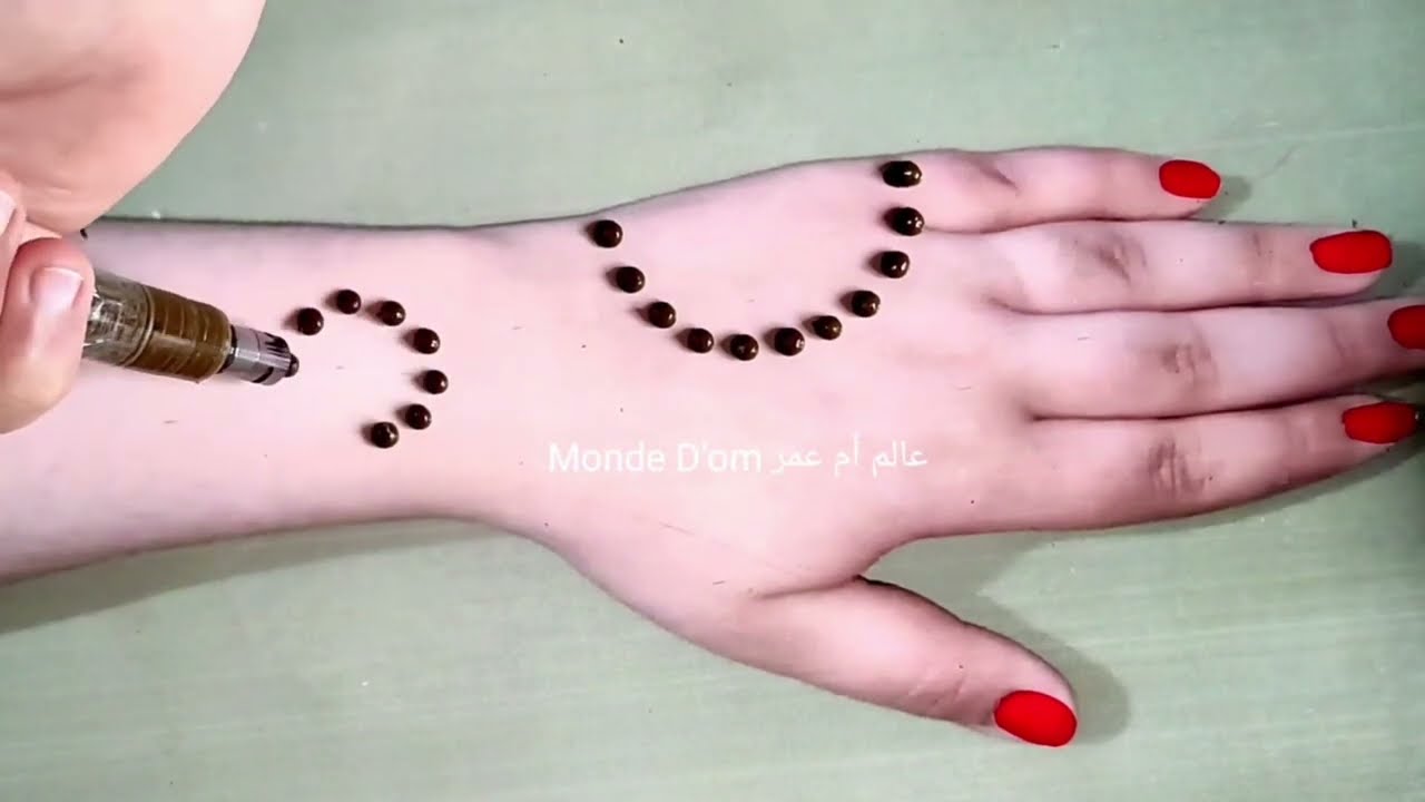 Beautiful and easy henna tattoo for beginners 😍 5 designs, choose what suits you
