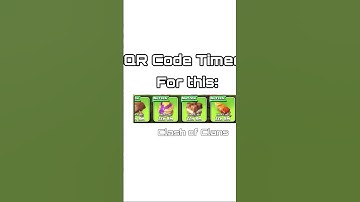 QR Code for Clash of Clans 😊#qrcode #free #clashofclans #clashanytime #giftedbysupercell