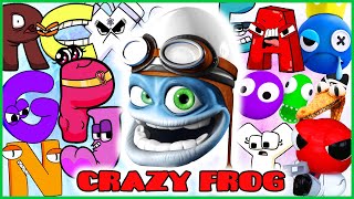 RAINBOW FRIENDS & Become ALPHABET LORE - CRAZY FROG (Cover)