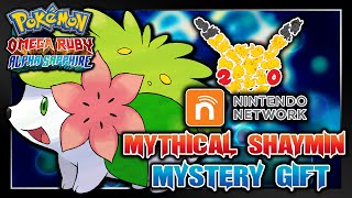 Pokémon Omega Ruby & Alpha Sapphire - 20th Anniversary Shaymin Wi-Fi Mystery Gift Event!