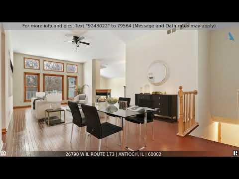 26790 W IL ROUTE 173, Antioch, IL home video tour