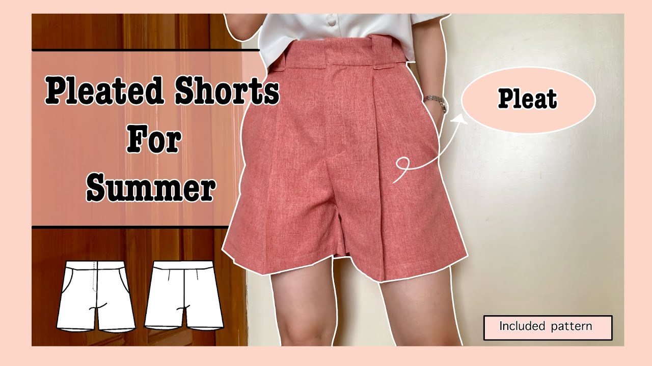 Pleated Shorts [ Pattern + Sewing ] 