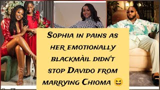 Sophia in pàins as her emotionàlly blackmàil didn't stop Davido from marrying Chioma 😆