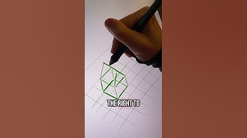 Hoe je isometrisch perspectief tekent #kunst #tekenen #kunstenaar #tekenen #isometrisch