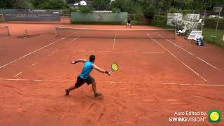 Clay Court hitting with Pure Drive Team & Hyper G Round 1.25 @24kg screenshot 3