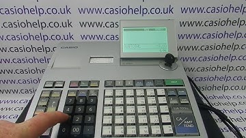 How To Log In On The Casio SE-S3000 / PCR-T2100 / PCR-T2300 / PCR-T2400 Cash Register