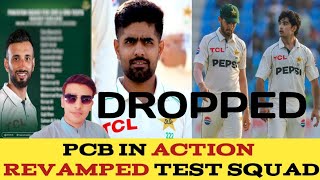 Babar Azam, Shaheen, Naseem Dropped Pcb Announces Revamped Test Squad Pakistan Vs England Ep36
