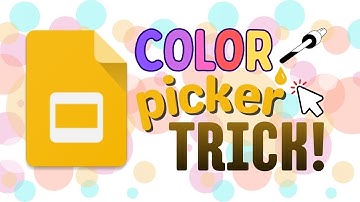 Stop Guessing Colors! Use This Slide Color Picker Trick (Google Slides)