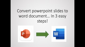 How to convert powerpoint slides to word doc in 3 easy steps! (2021 ed)